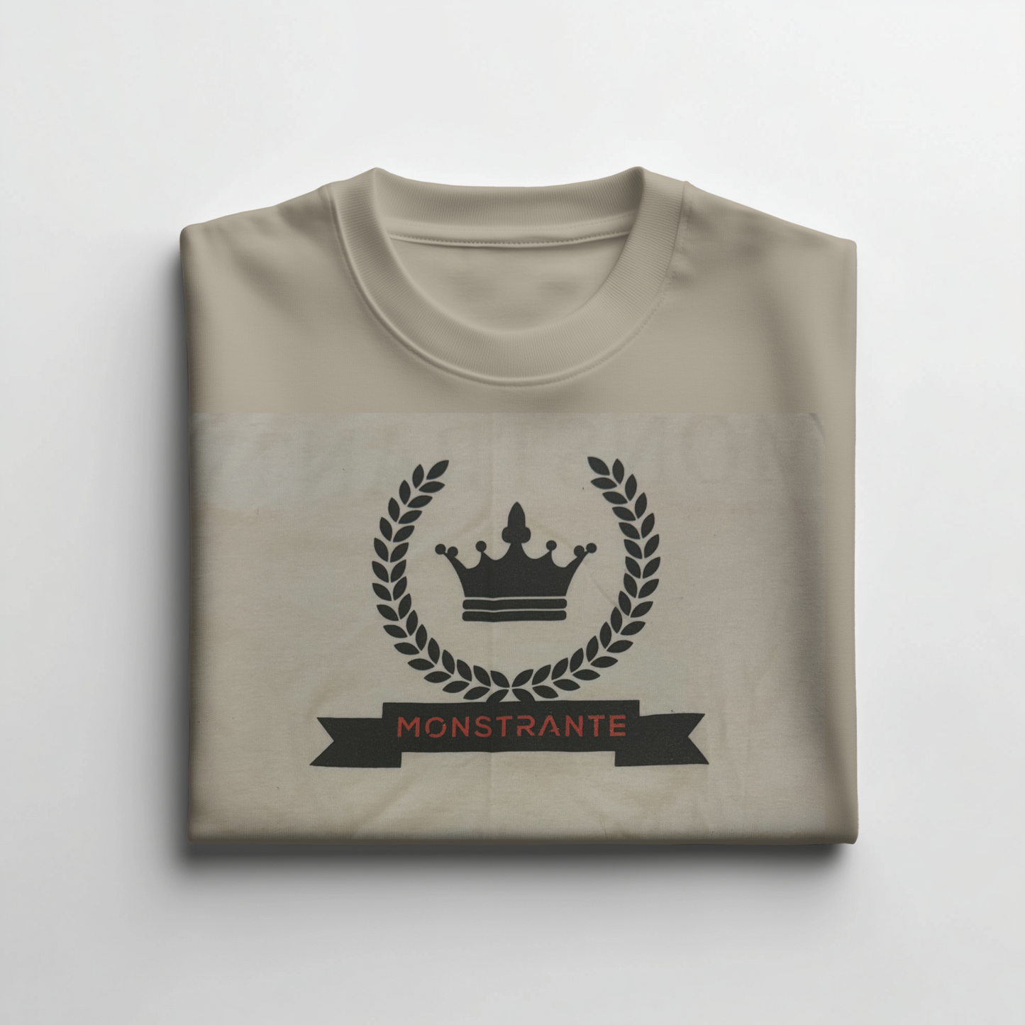 Monstrante Logo T-shirt Biege