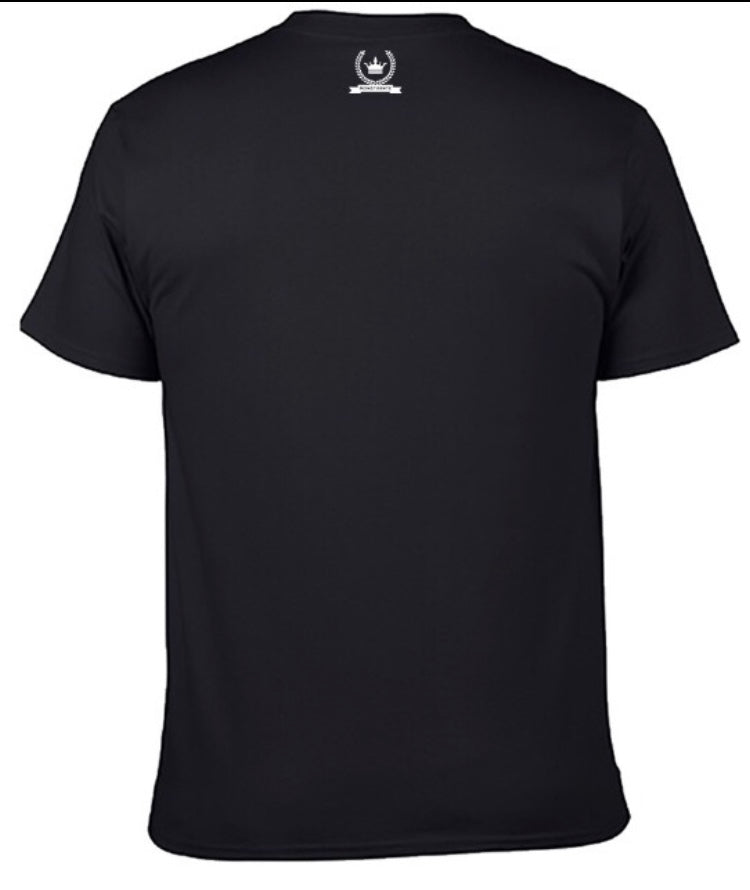 Colourful Butterfly/Dog T-shirt Black