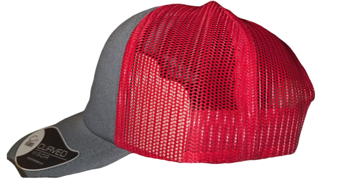 Monstrante Logo Trucker Cap - Red/Grey